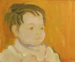 Jane Wilson, Orange Julia, 1960, oil on canvas