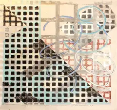 Dennis Croteau, Study for Cambridge Sculpture, 1984, mixed media on paper
