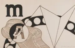 Jim Melchert, Untitled, 1967, marker and acrylic on paper