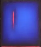 Eric Orr, Awful Truth, 1988, oil and lead on panel
