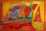Michael Phillips, Untitled (#22), 1984, mixed media on paper