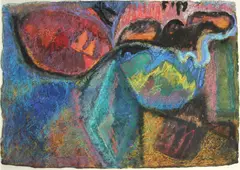Michael Phillips, Untitled, 1985, mixed media on paper