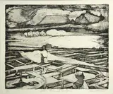 Roland Petersen, Autumn Picnic with Two Figures