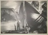 Stow Wengenroth, Dark Harbor (S. 31), 1932, Lithograph on Rives paper