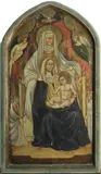 John & Elizabeth Gould, The Virgin and Child with Saint Anne, oil on panel