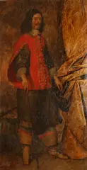 Edward Bower, A portrait of Sir Nicholas Miller; A portrait of Anne Style, his wife, both standing full length (a pair)