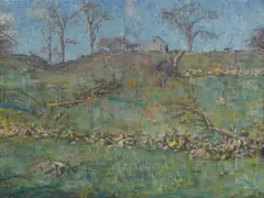 Springtime by Charles Harold Davis, oil on canvas, sold Aug 2013