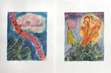 Andrew Tavarelli, Travel to 100 Places #4, 1998; Travel to 100 Places #13, 1998 (diptych)