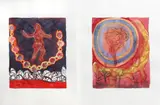 Andrew Tavarelli, Travel to 100 Places #69, 1998; Travel to 100 Places #43, 1998 (diptych)