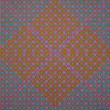 Richard Anuszkiewicz, Untitled (Red square with grid), 1960s