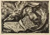 Miquel Barceló, Still Life with Fish Bowl, 1985, Lithograph on wove paper