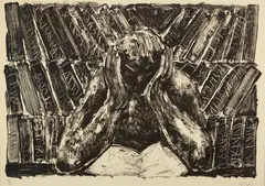 Miquel Barceló, Reader, 1985, Lithograph on wove paper