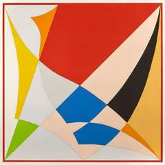 Jeremy Gilbert-Rolfe, Red, from Yellow, Grey, Blue, Black, Red and White series, 1985, Color screenprint on wove paper
