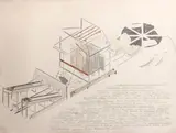 Dennis A. Oppenheim, The Diamond Cutter's Wedding, 1979, Color lithograph on wove paper