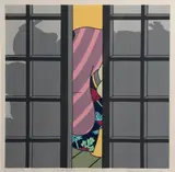 Oriental Masterprint - 25 by Roger Yutaka Shimomura, 1976, Color screenprint on wove paper, sold Aug 2013