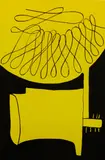 George Sugarman, Yellow and Purple; Yellow and Black (T. 1437; 1442), 1965, Color lithographs on wove paper