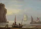 Thomas Luny, On the Scottish coast, oil on panel