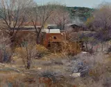 Terrance Hick, Placitas spring, oil on canvas