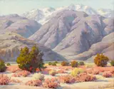 Paul A. Grimm, High Desert, oil on board