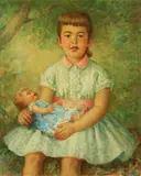 Mischa Askenazy, Portrait of Ellen, oil on canvas