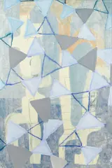 Roberto Juarez, Kether Place Study, 2001, oil, oil pastel, graphite and tissue paper collage on panel