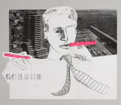 Gordon by Larry Rivers, 1969, Screenprint with handcoloring and collage on wove paper, sold Jul 2013