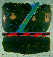 Dionysos Karpios by Joe Tilson, 1991, Screenprint in colors on wove paper, sold Jul 2013