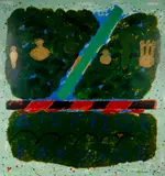 Joe Tilson, Dionysos Karpios, 1991, Screenprint in colors on wove paper