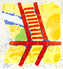 The Muses of Apollo by Joe Tilson, 1991, Screenprint in colors on wove paper, sold Jul 2013