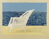 Jamie Wyeth, The Wicker Chair, 1979, Lithograph in colors on wove paper