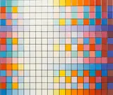Square Wave #2 by Yaacov Agam, 1982, Screenprint in colors with foil on wove paper, sold Jul 2013