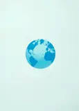 Ed Ruscha, The Globe and its Surroundings, from The Global Edition series (E. 125), 1982, Lithograph in colors on Rives BFK paper