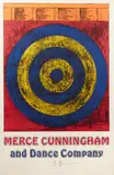 Jasper Johns, Merce Cunningham and Dance Company, 1968, Offset lithographic poster in colors on wove paper
