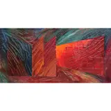 Laddie John Dill, Untitled, 1992, Monoprint in colors with mixed media on wove paper