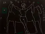 Il Canto II (G. A165) by Marino Marini, 1973, Etching and aquatint in colors on wove paper, sold Jul 2013