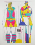 Richard Linder, 1 plus 1, 1967, Lithograph in colors on wove paper