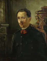 A portrait of a miliary officer by Jean-François Raffaëlli, oil on canvas, sold Jun 2013