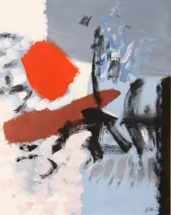 unknown Artist, Abstract composition, 1960, oil on canvas