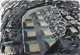 Untitled by Dennis Croteau, 1987, oil, foil and mixed media collage on paper, offered Jun 2013