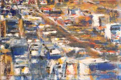 David Kapp, Express, 1988, oil on linen