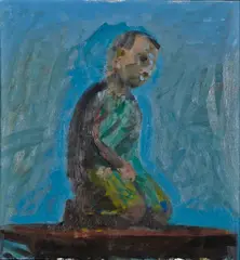 Clifton Peacock, Platform, 1984, oil on board