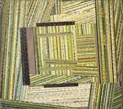 Lucio Pozzi, Crossover Park, 1996, oil on canvas