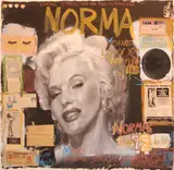 Barbara Ravizza, Conservation Piece #10 (from Photo of Marilyn Monroe), 1998, mixed media collage on paper with attached string with adjoined paper cut-outmixed media collage on paper