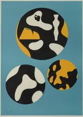 Hans, De la famille des étoiles (A. 359), 1965, Color lithograph on wove paper
