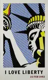 Roy Lichtenstein, I Love Liberty Poster (C. III.29), 1982