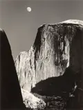 Ansel Adams, Moon and Half Dome, Yosemite, National Park, California