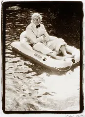 Michael Childers, David Hockney at Rising Glen, Hollywood Hills, 1978, Digital inkjet print