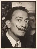 Osvaldo Salas, Salvador Dali, 1954, Gelatin silver print