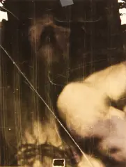 Christ Detail by Doug and Mike Starn, 1985-86, Toned gelatin silver print, sold Jun 2013