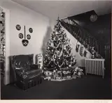 George Tice, Chi-Chi's Luncheonette; Interior with Christmas Tree, 1969; 1973